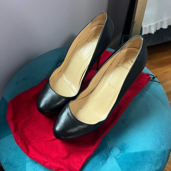 Christian Louboutin Bianca 120 Leather Pumps - Picture 10 of 10